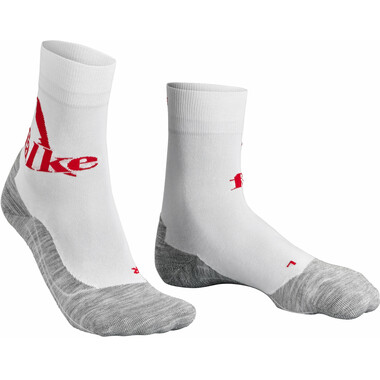 Socken FALKE RU4 Damen Weiß/Rot/Grau 0
